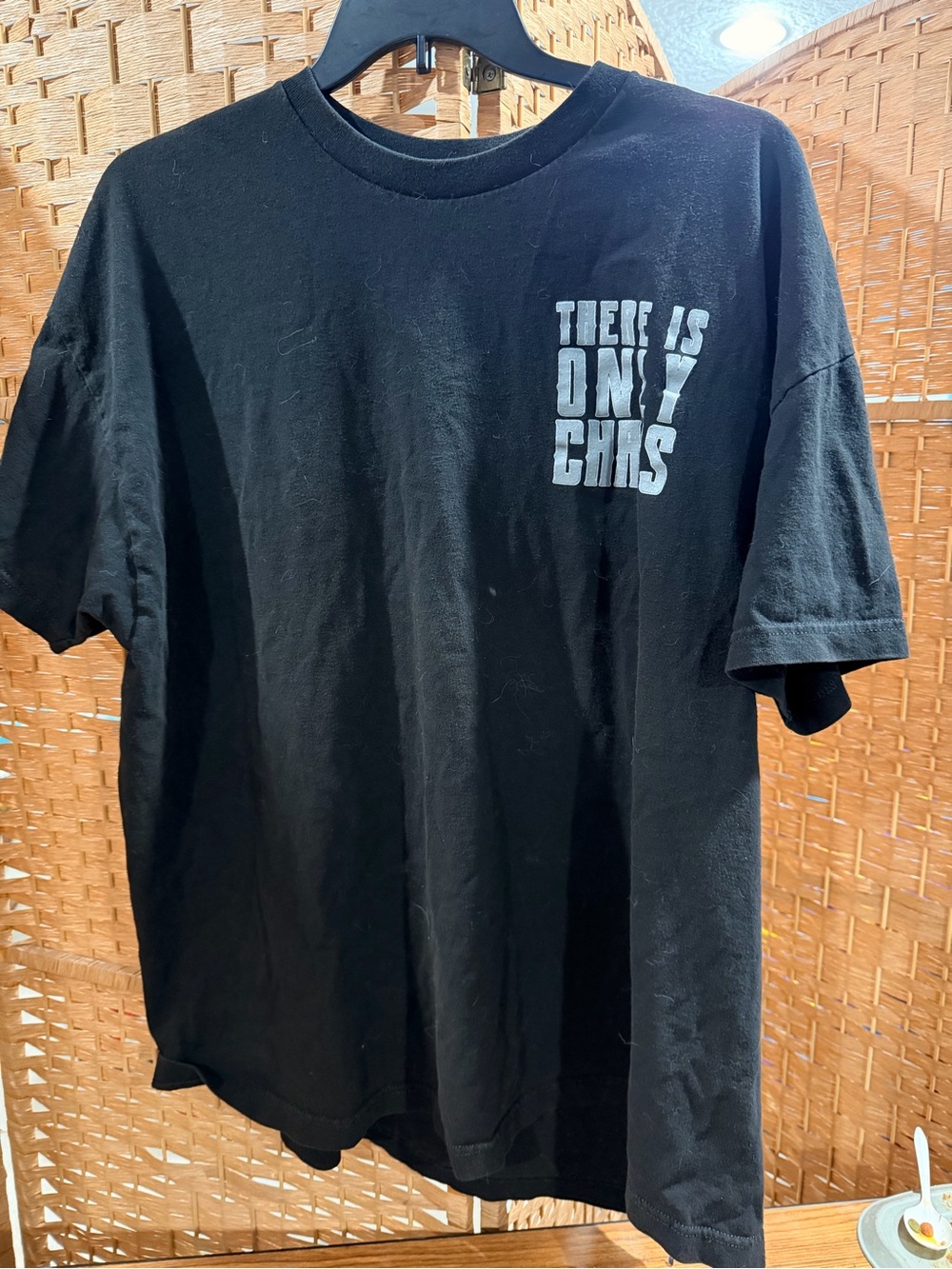 Black Graphic Short-Sleeve Men’s T-Shirt - 'There Is Only Chaos'